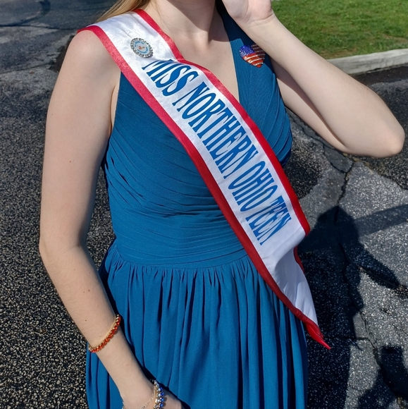 Blue Prom Dress - Picture 3 of 3